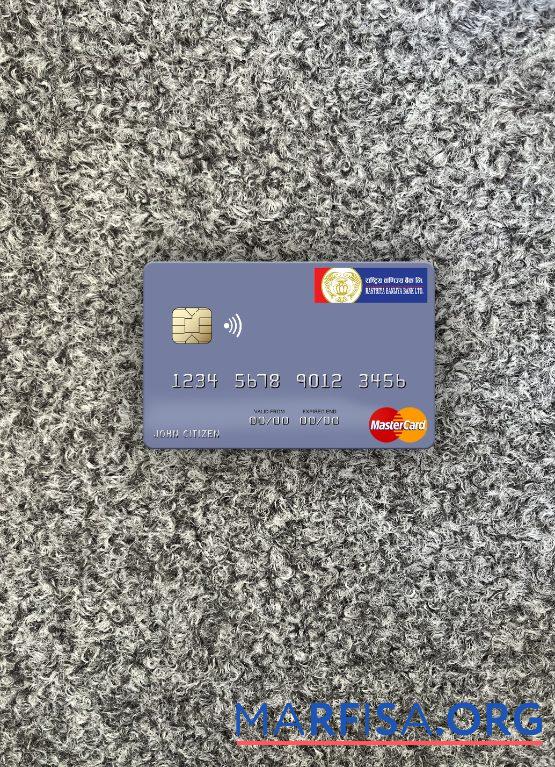 Непал Rastriya Banijya Банковский (RBB) mastercard фотообраз Лицевая сторона дизайн