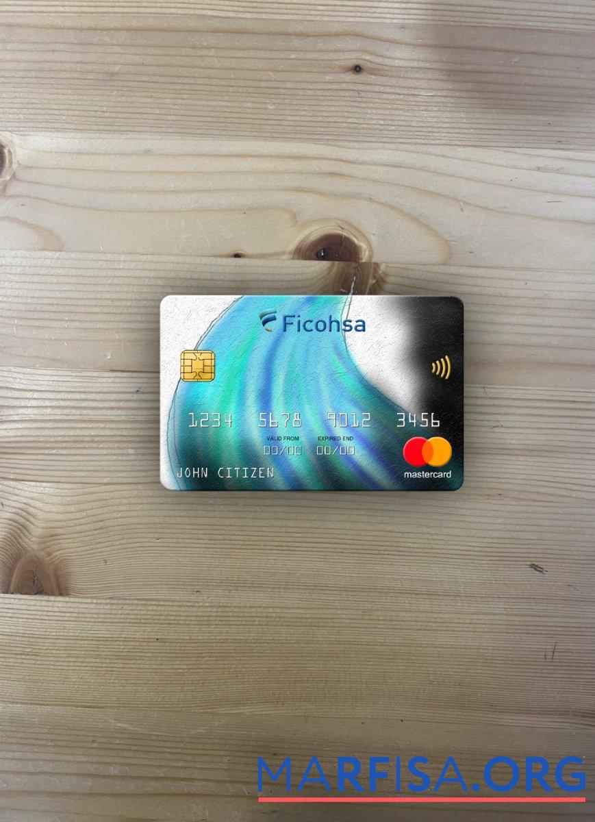 Никарагуа Banco Ficohsa Банковский mastercard фотообраз Лицевая сторона предпросмотр