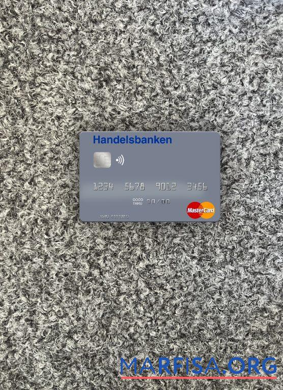 Норвегия Handelsbanken mastercard фотообраз Лицевая сторона предпросмотр