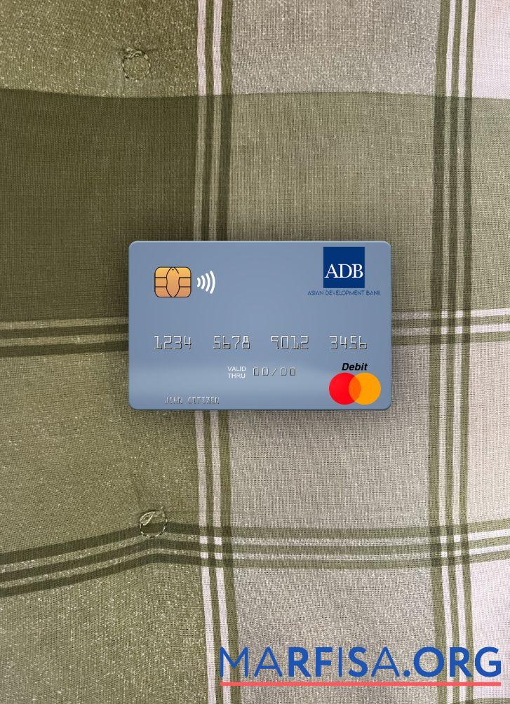 Палау ADB Банковский mastercard фотообраз Лицевая сторона образец