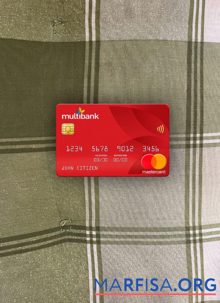 Панама Multibank mastercard фотообраз Лицевая сторона дизайн