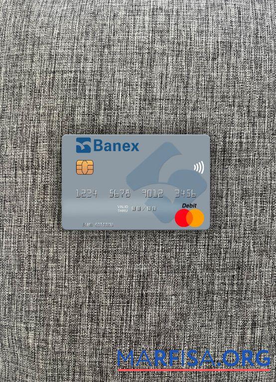 Перу Banco Banex mastercard фотообраз Лицевая сторона макет