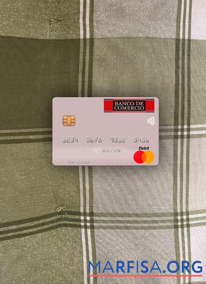 Перу Banco de Comercio mastercard фотообраз Лицевая сторона дизайн