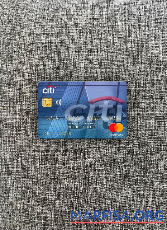 Перу Citibank mastercard фотообраз Лицевая сторона дизайн