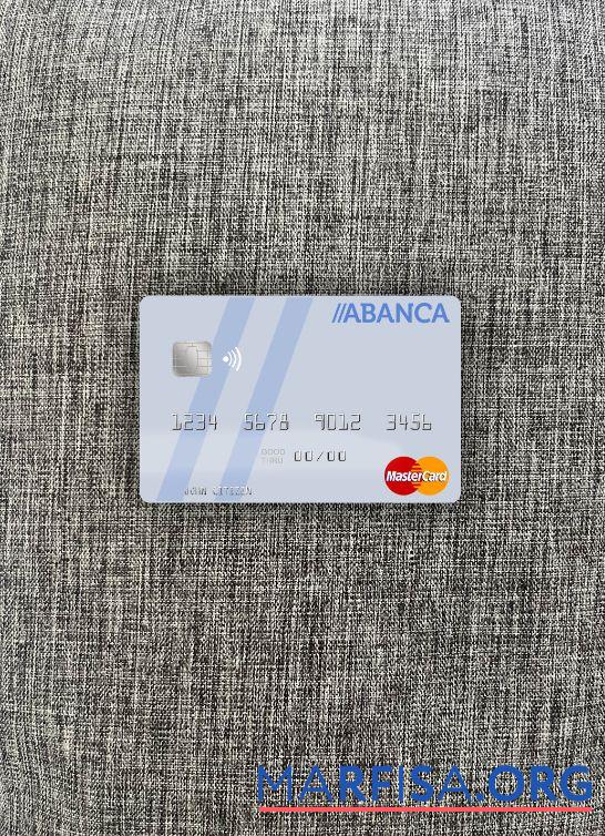 Португалия Abanca mastercard фотообраз Лицевая сторона образец