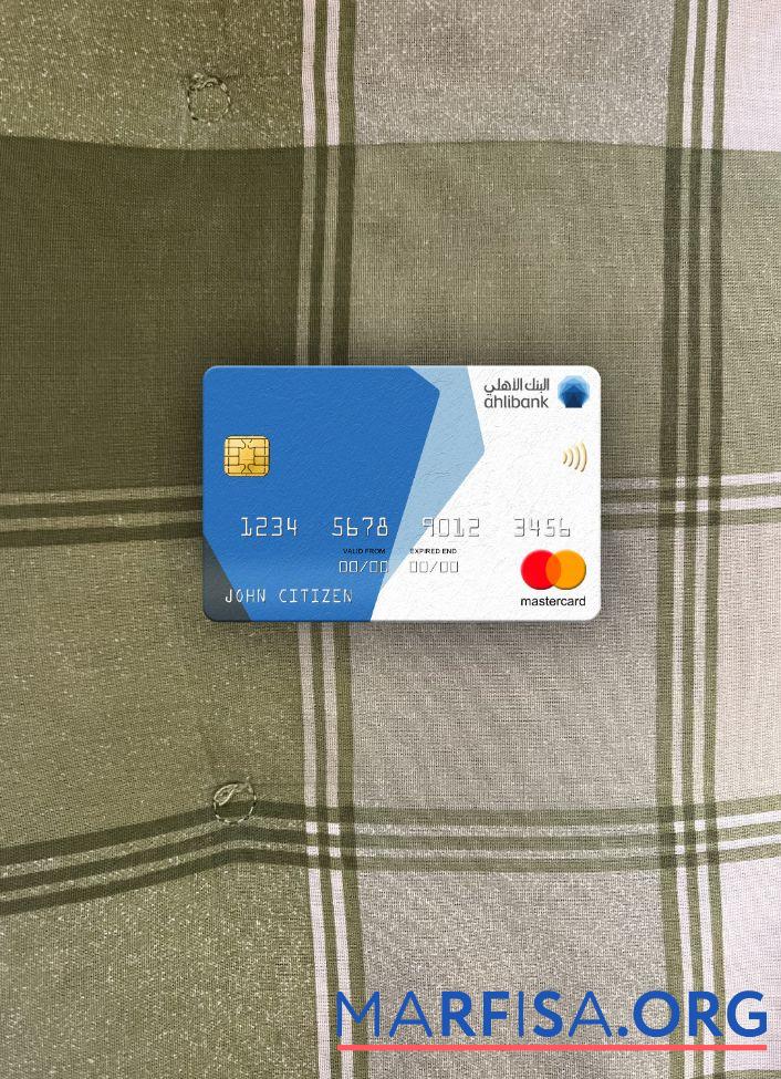 Катар Ahilbank mastercard фотообраз Лицевая сторона образец