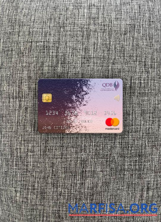 Катар Development Банковский mastercard фотообраз Лицевая сторона предпросмотр