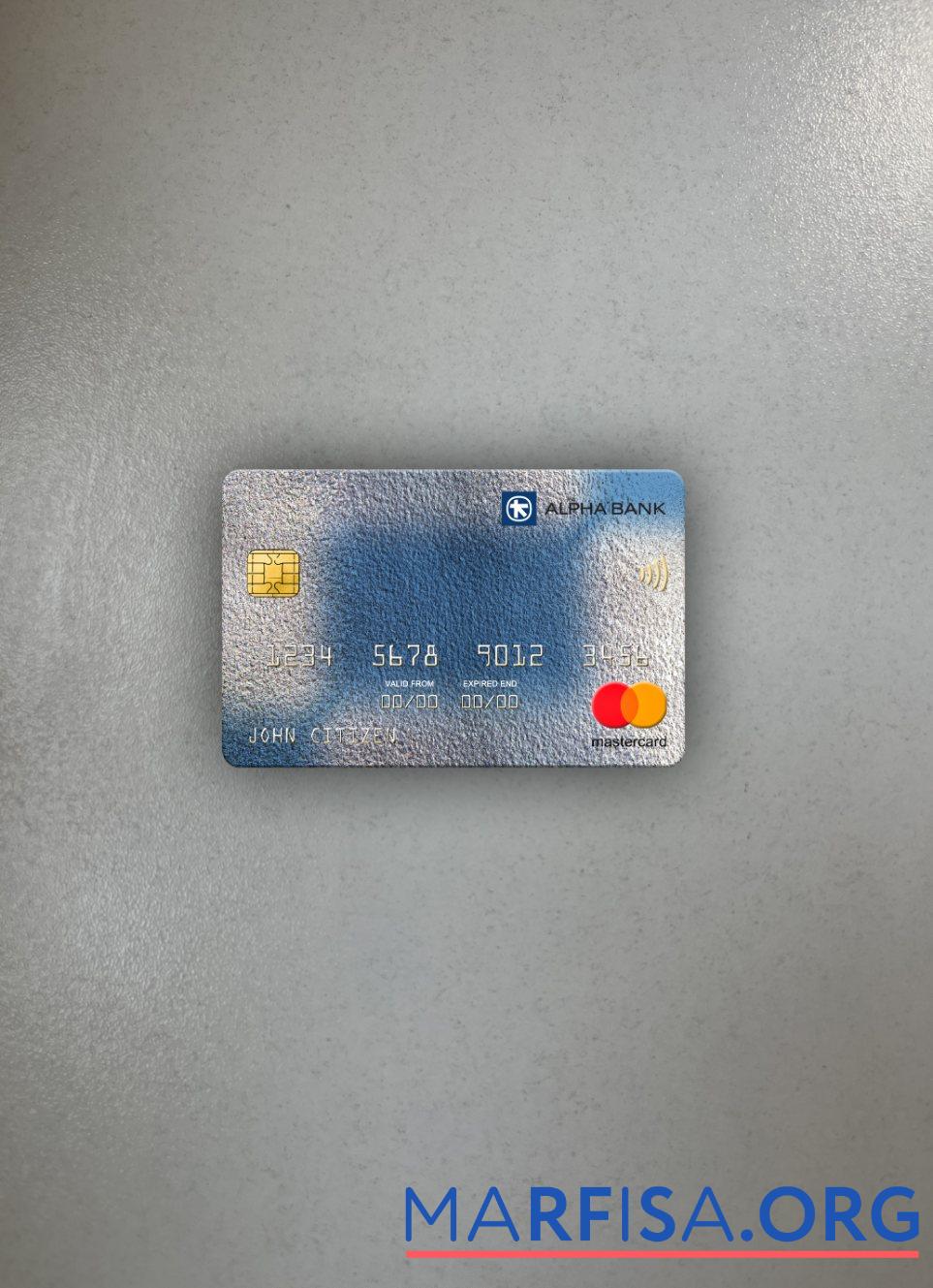 Румыния Alpha Банковский mastercard фотообраз Лицевая сторона предпросмотр
