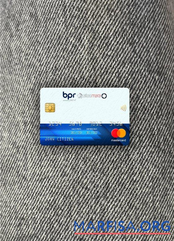 Руанда BPR Банковский mastercard фотообраз Лицевая сторона предпросмотр
