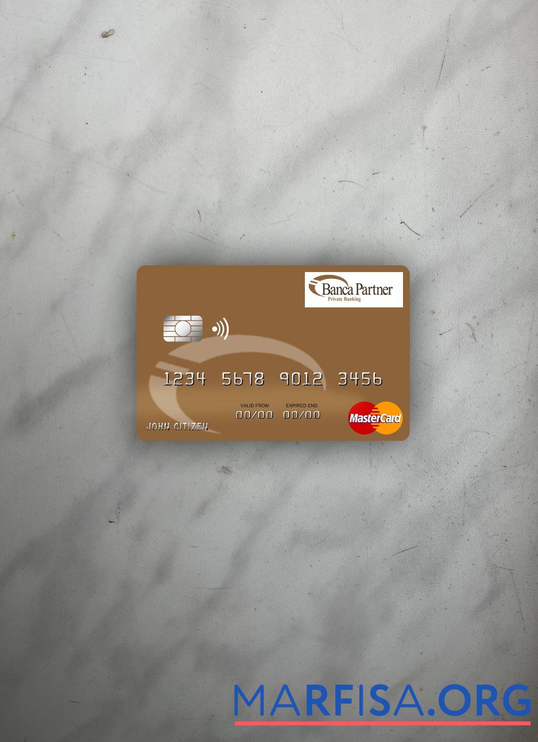 Сан-Марино Banca Partner mastercard фотообраз Лицевая сторона дизайн