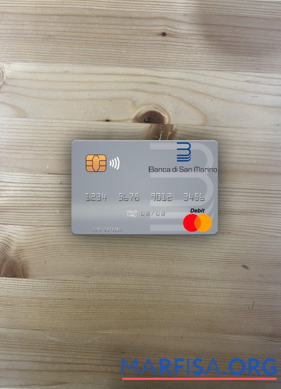Сан-Марино Banca di Сан-Марино mastercard фотообраз Лицевая сторона дизайн