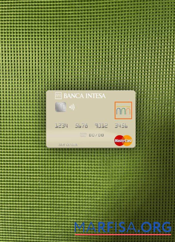Сербия The Banca Intesa a.d. Beograd mastercard фотообраз Лицевая сторона дизайн