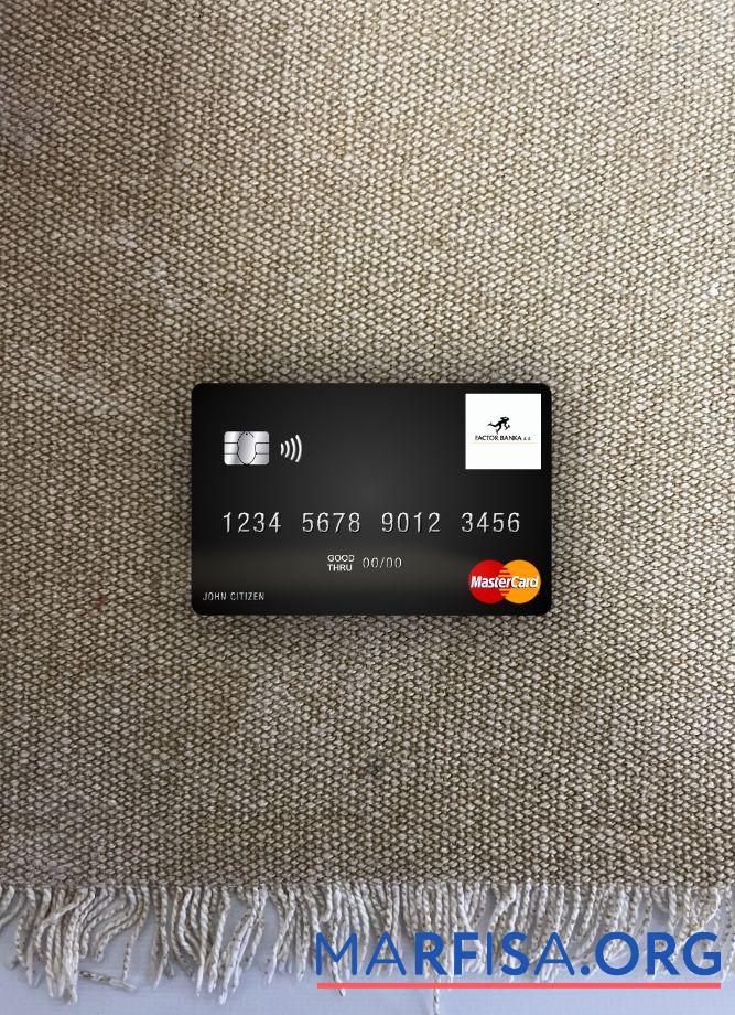 Словения Factor banka mastercard фотообраз Лицевая сторона предпросмотр