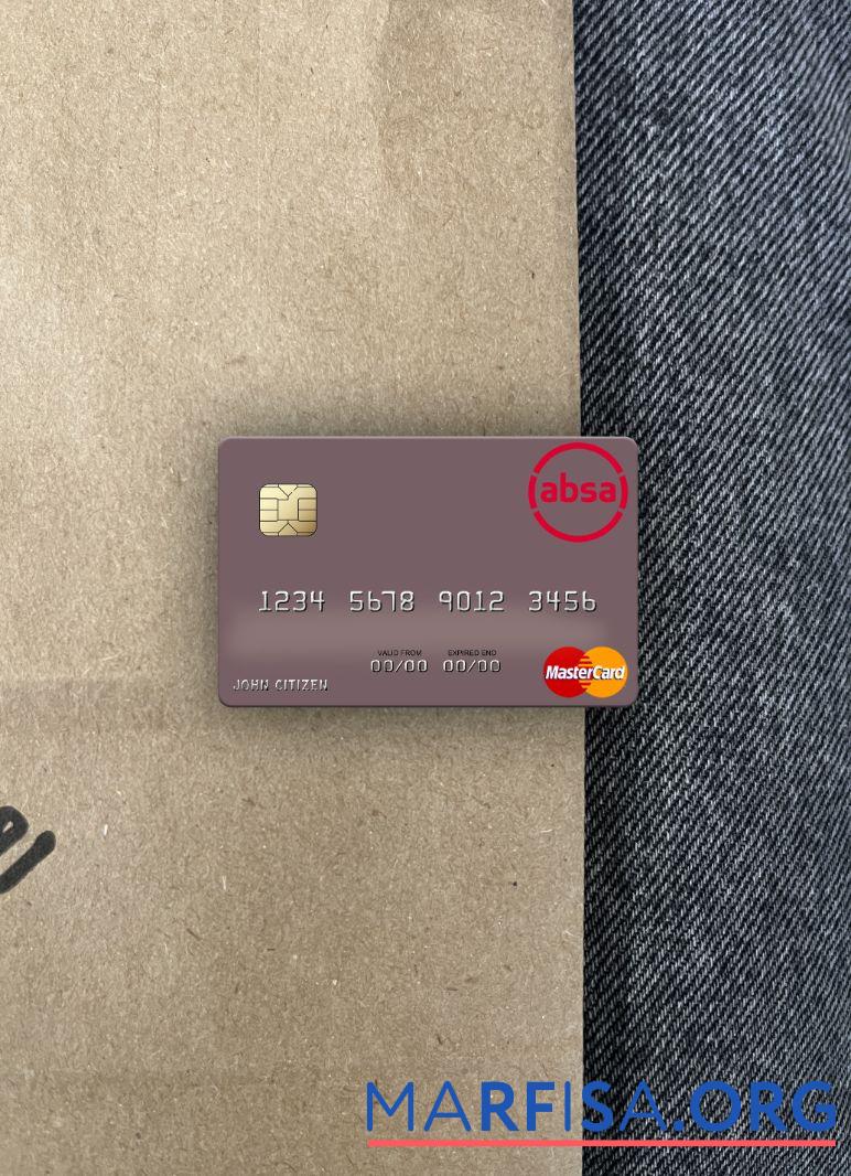 Южная Африка Absa Group Limited mastercard фотообраз Лицевая сторона предпросмотр