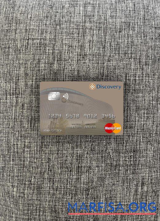 Южная Африка Discovery Limited mastercard фотообраз Лицевая сторона предпросмотр