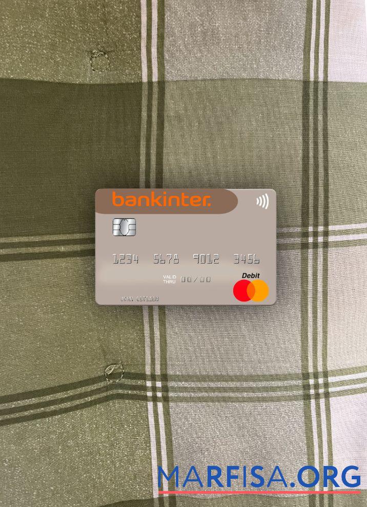 Испания Bankinter mastercard фотообраз Лицевая сторона дизайн