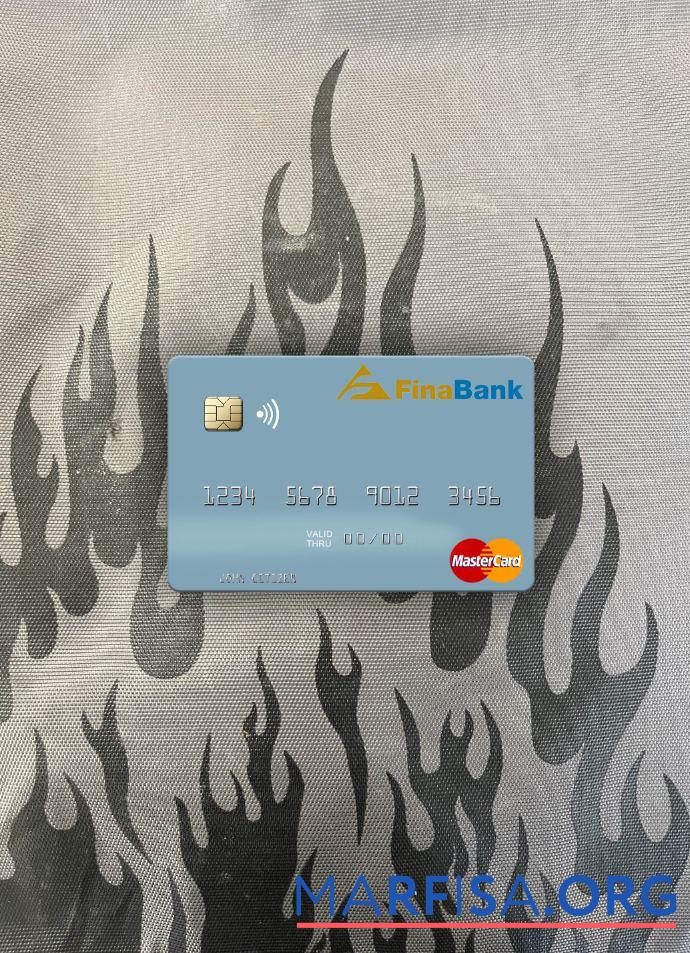 Суринам Finabank N.V. mastercard фотообраз Лицевая сторона предпросмотр