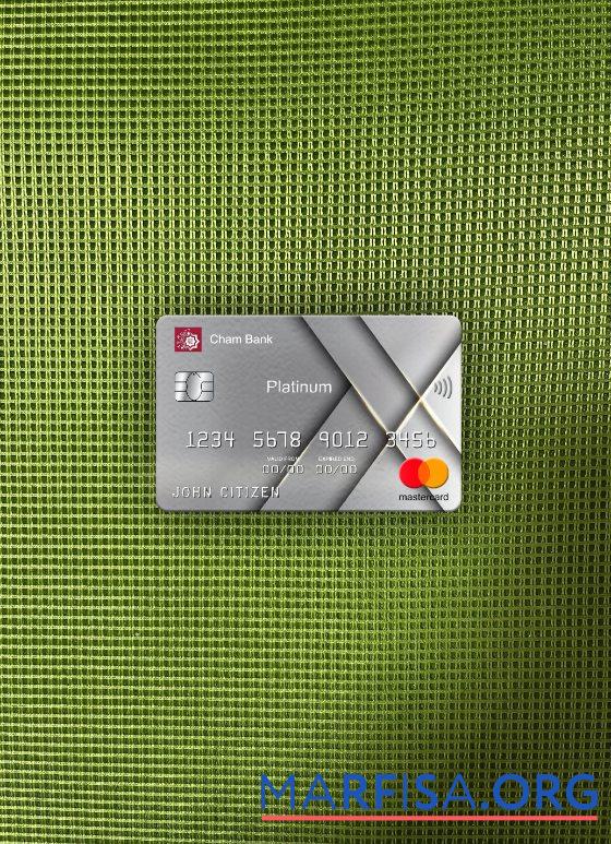 Сирия Cham Банковский mastercard platinum фотообраз Лицевая сторона предпросмотр