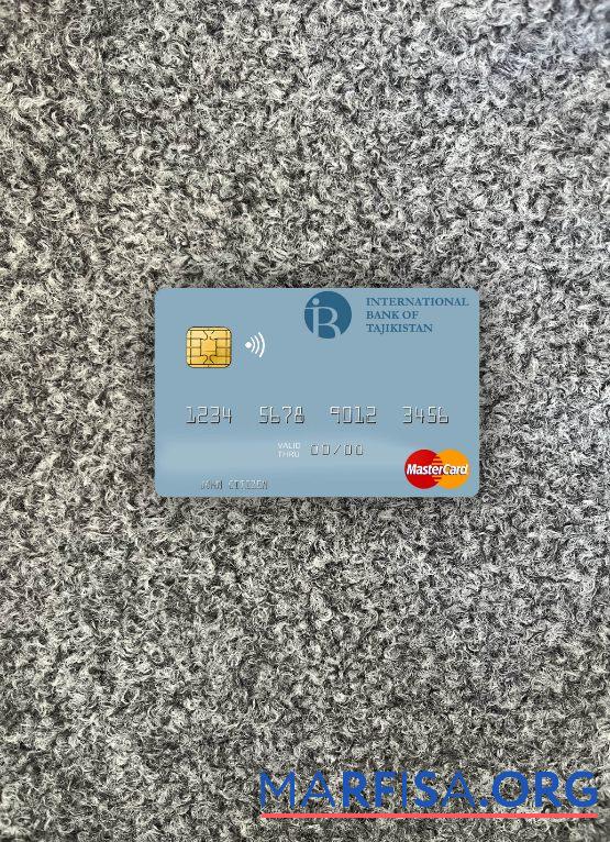 Таджикистан IBT mastercard фотообраз Лицевая сторона дизайн