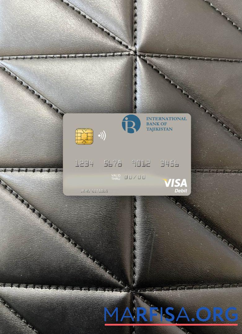 Таджикистан IBT Виза Дебет Карта фотообраз Лицевая сторона предпросмотр