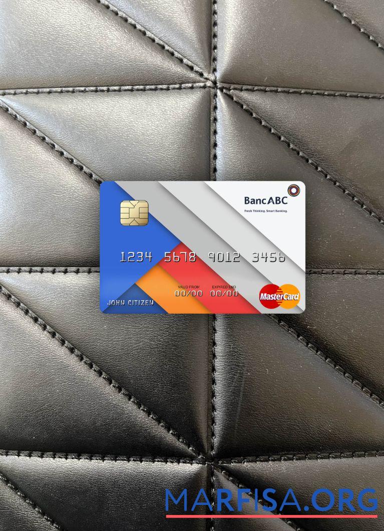 Танзания BancABC mastercard фотообраз Лицевая сторона макет