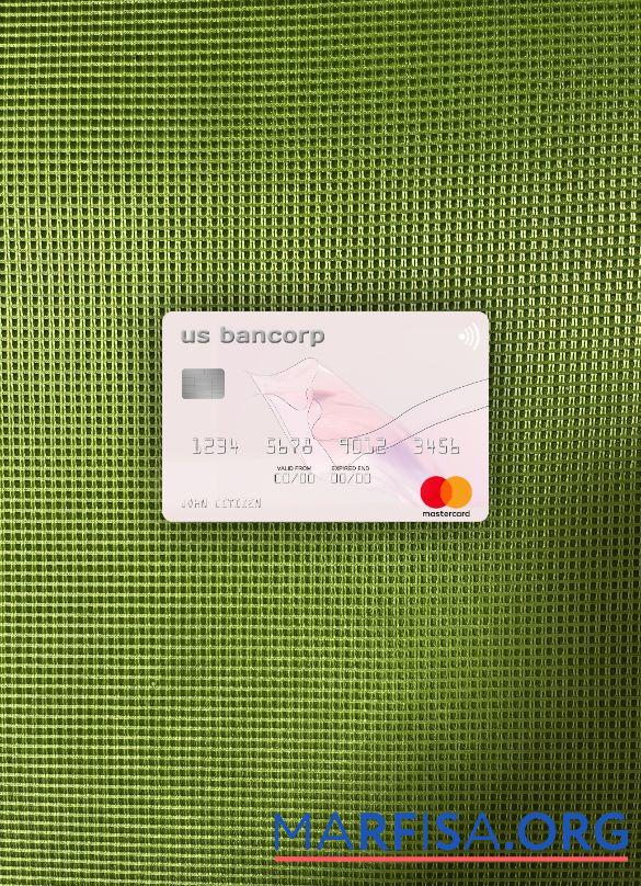 США U.S. Bancorp Банковский mastercard фотообраз Лицевая сторона предпросмотр