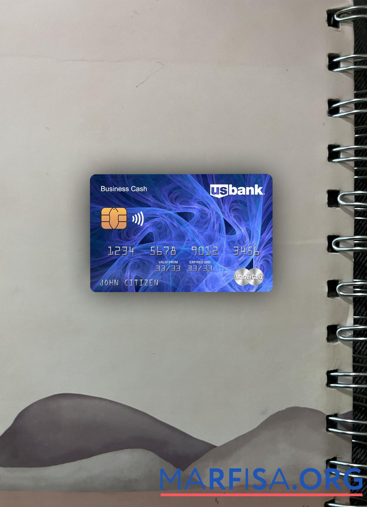 США U.S. Банковский mastercard фотообраз Лицевая сторона предпросмотр