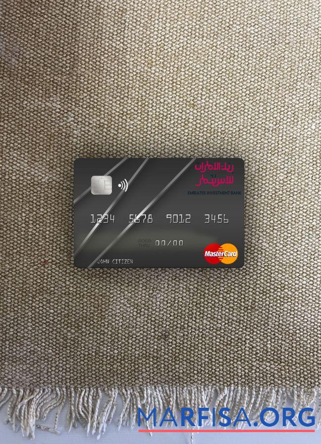 Объединённые Арабские Эмираты Emirates Инвестиция Банковский mastercard фотообраз Лицевая сторона дизайн
