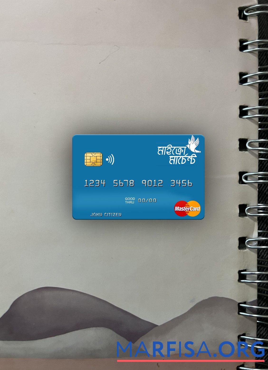 Вануату Asia Merchant Банковский Limited mastercard фотообраз Лицевая сторона макет