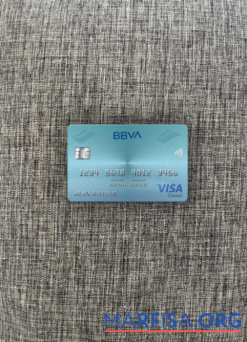 Венесуэла BBVA Банковский Виза classic Карта фотообраз Лицевая сторона дизайн