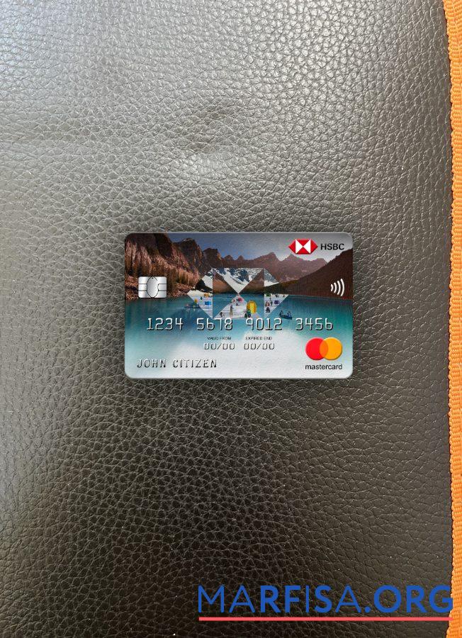 Вьетнам HSBC Банковский mastercard фотообраз Лицевая сторона предпросмотр