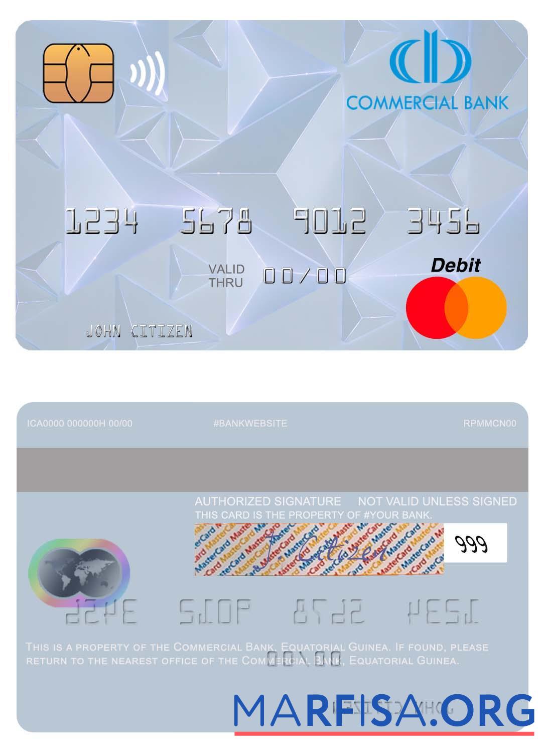 Экваториальная Гвинея коммерческий Банковский Guinee Equatoriale mastercard предпросмотр