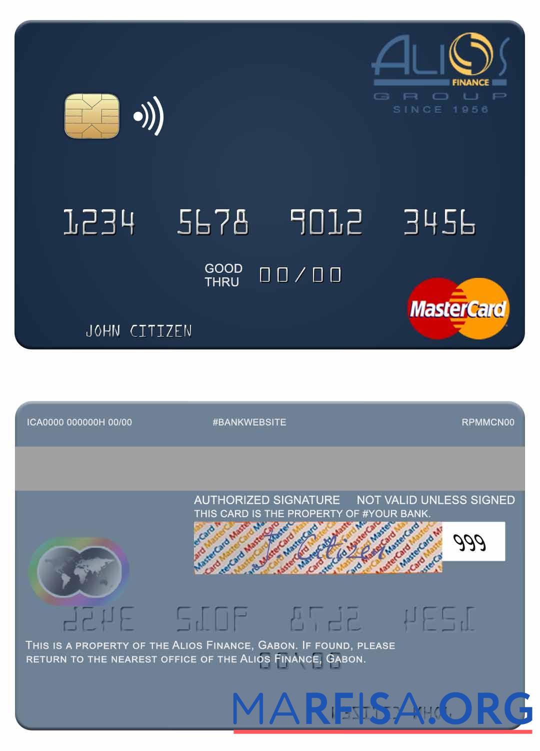 Габон Alios Финансы mastercard предпросмотр