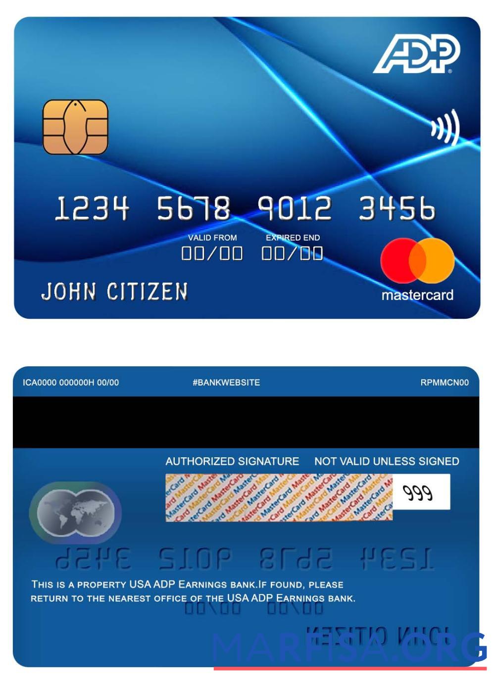 США ADP Earnings mastercard предпросмотр
