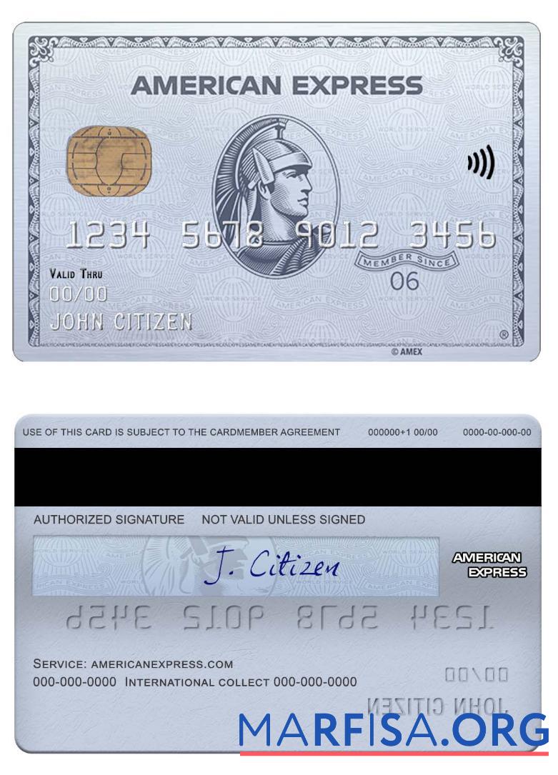 США Chase Банковский amex platinum Карта предпросмотр