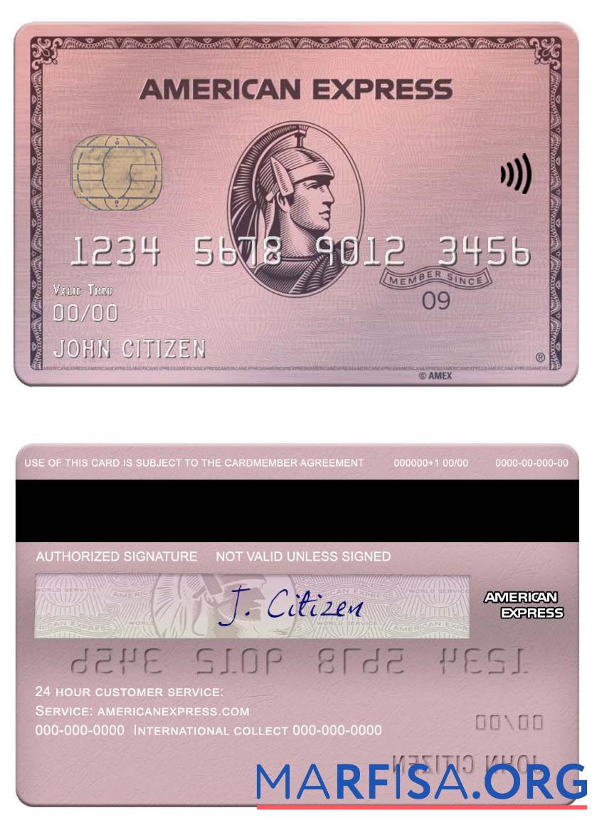США Indiana Centier Банковский american express rose gold Карта шаблон