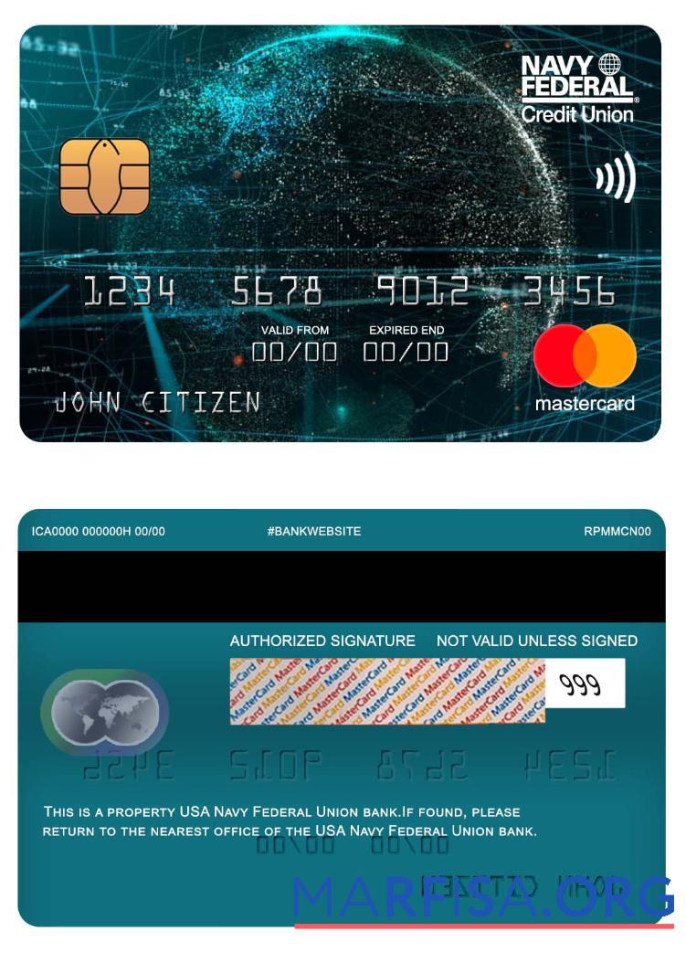 США Navy Federal союз Банковский mastercard предпросмотр