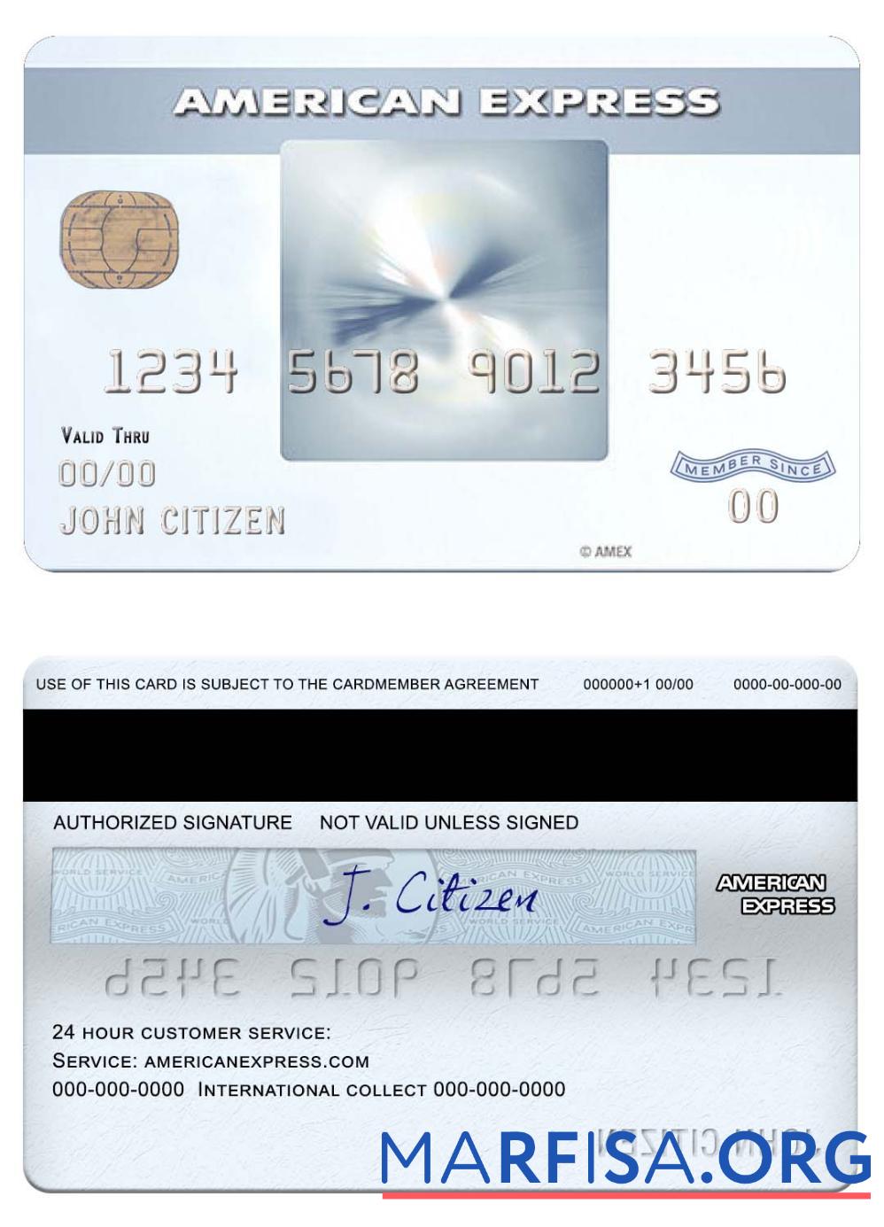 США Новый York CFSB Банковский amex everyday┬« Кредит Карта предпросмотр
