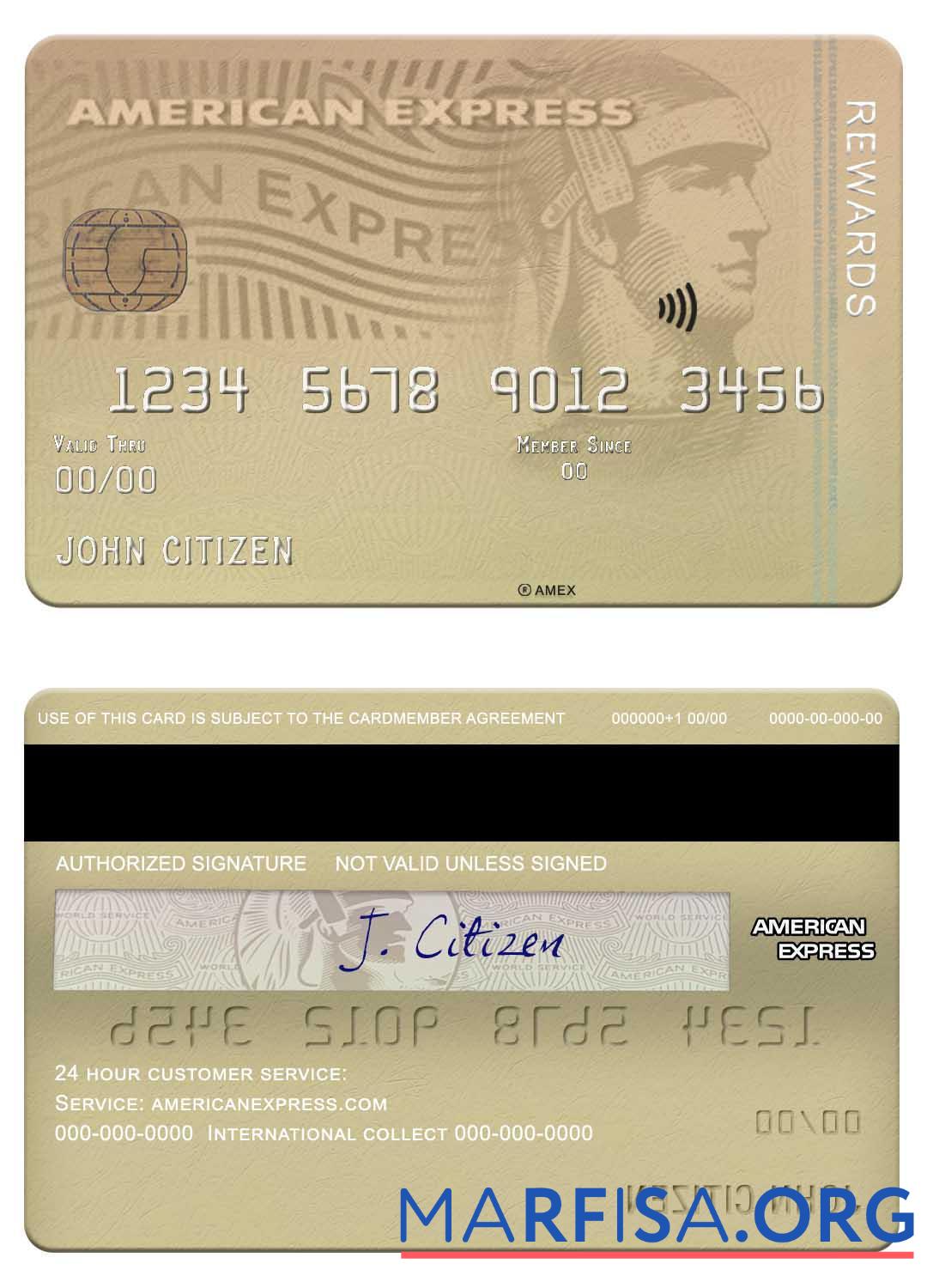 США Ohio SUTTON Банковский Amex Membership Rewards Кредит Карта предпросмотр