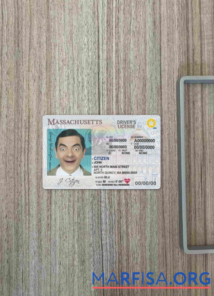 США Massachusetts DL фотообраз Лицевая сторона предпросмотр