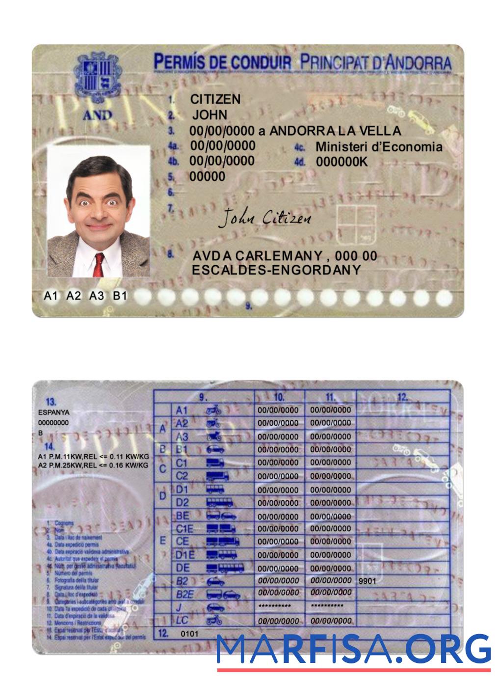 Andorra Führerschein Vorschau