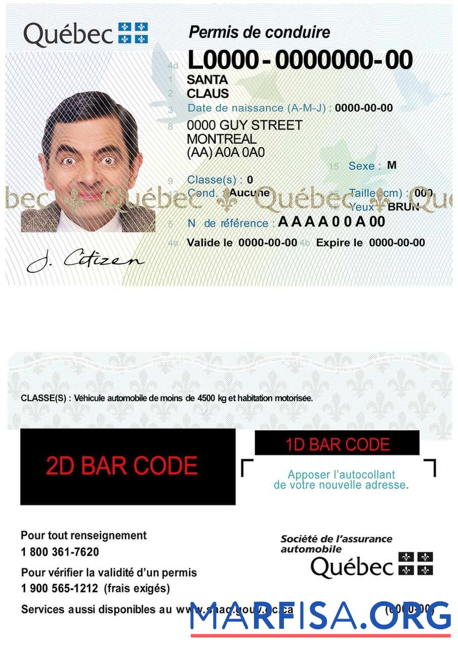Kanada Quebec Führerschein Vorschau