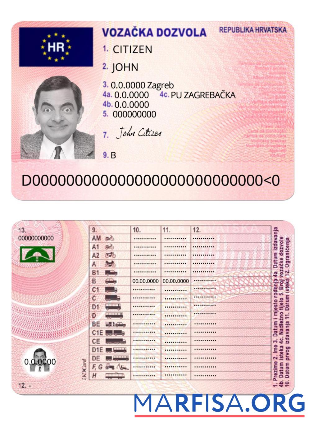 Kroatien Führerschein Vorschau