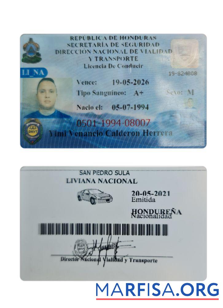 Honduras Führerschein Vorschau