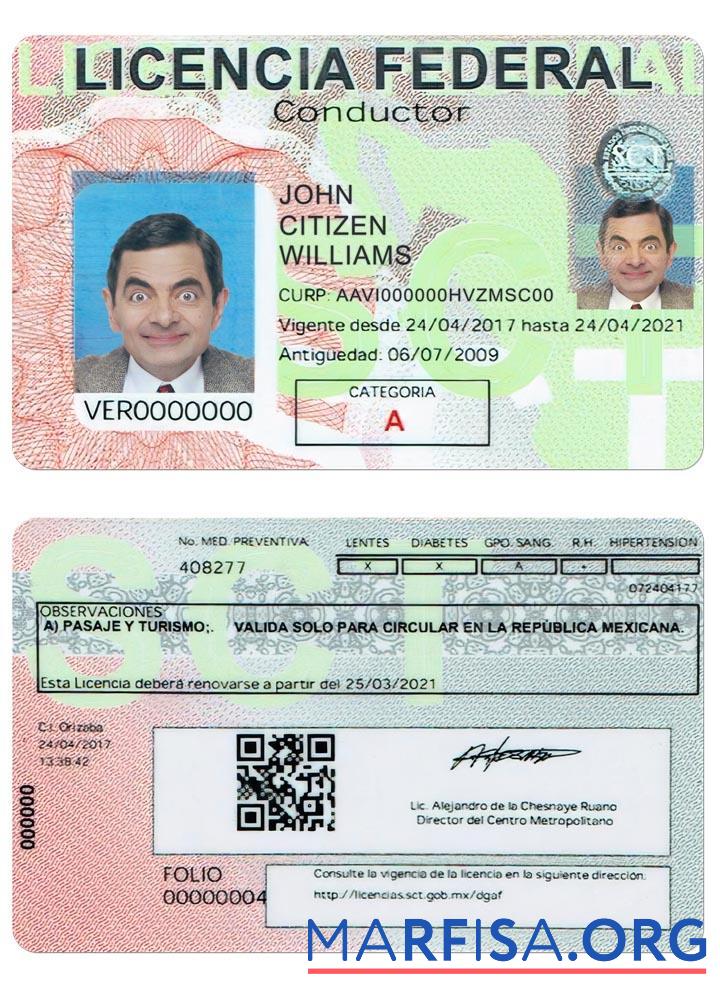 Mexiko Führerschein Vorschau