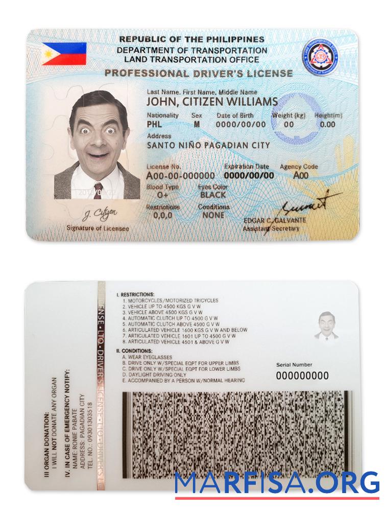 Philippinen Führerschein Vorschau