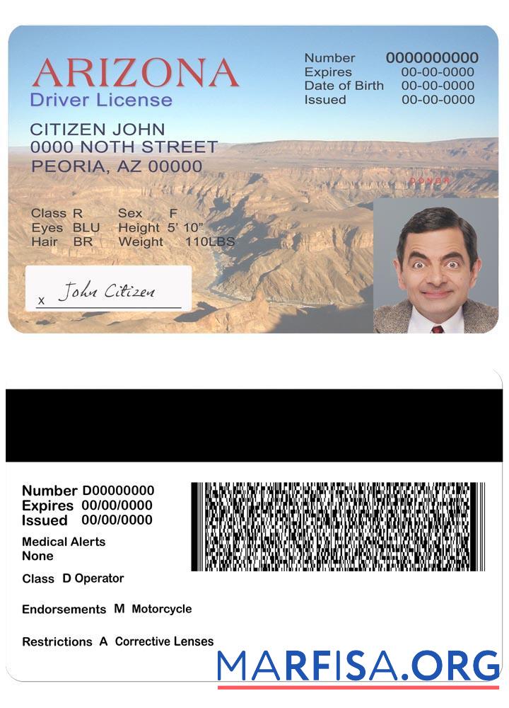 USA Arizona Führerschein Version 2 Vorschau
