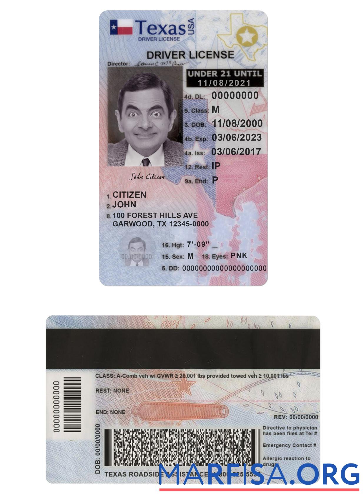 USA Texas Führerschein under 21 Vorschau