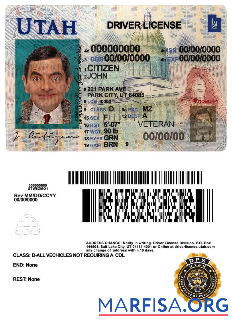 USA Utah Führerschein Vorschau