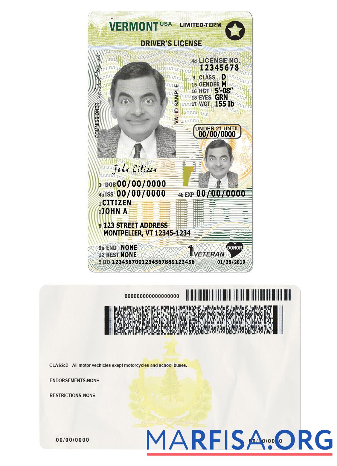 USA Vermont Führerschein under 21 Vorschau